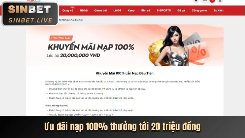 Bước 4: Nhận thưởng đăng ký
